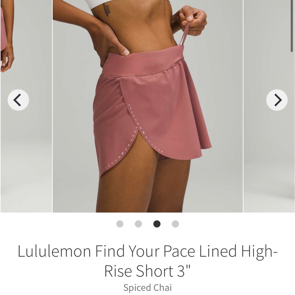 Lululemon - Find Your Pace Short - Size 4